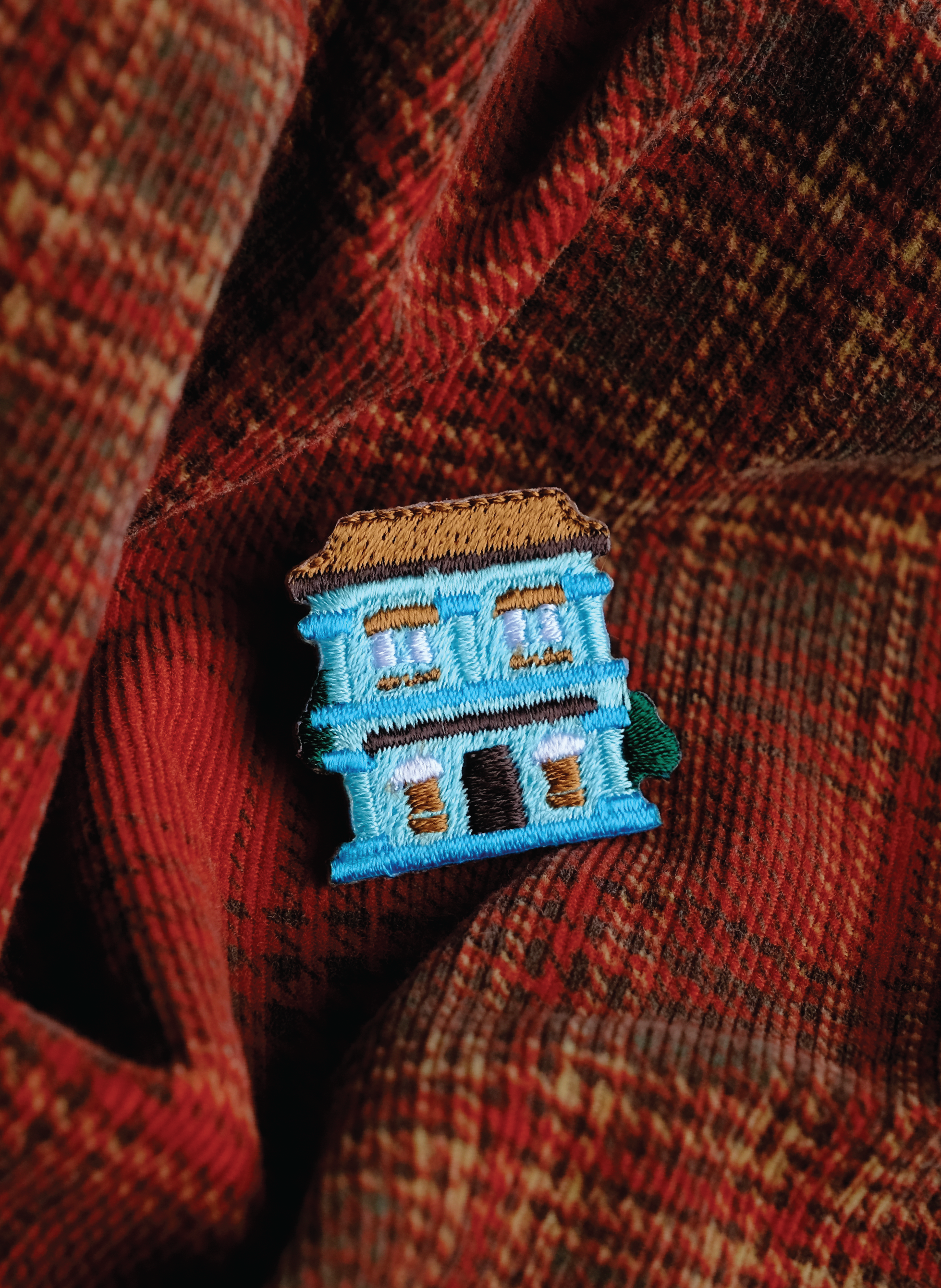 Heritage Building Embroidered Pin