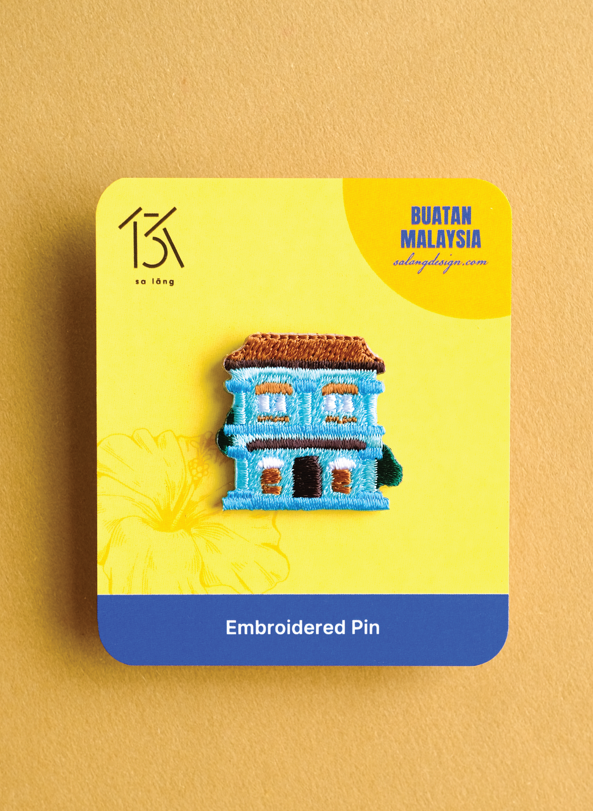 Heritage Building Embroidered Pin