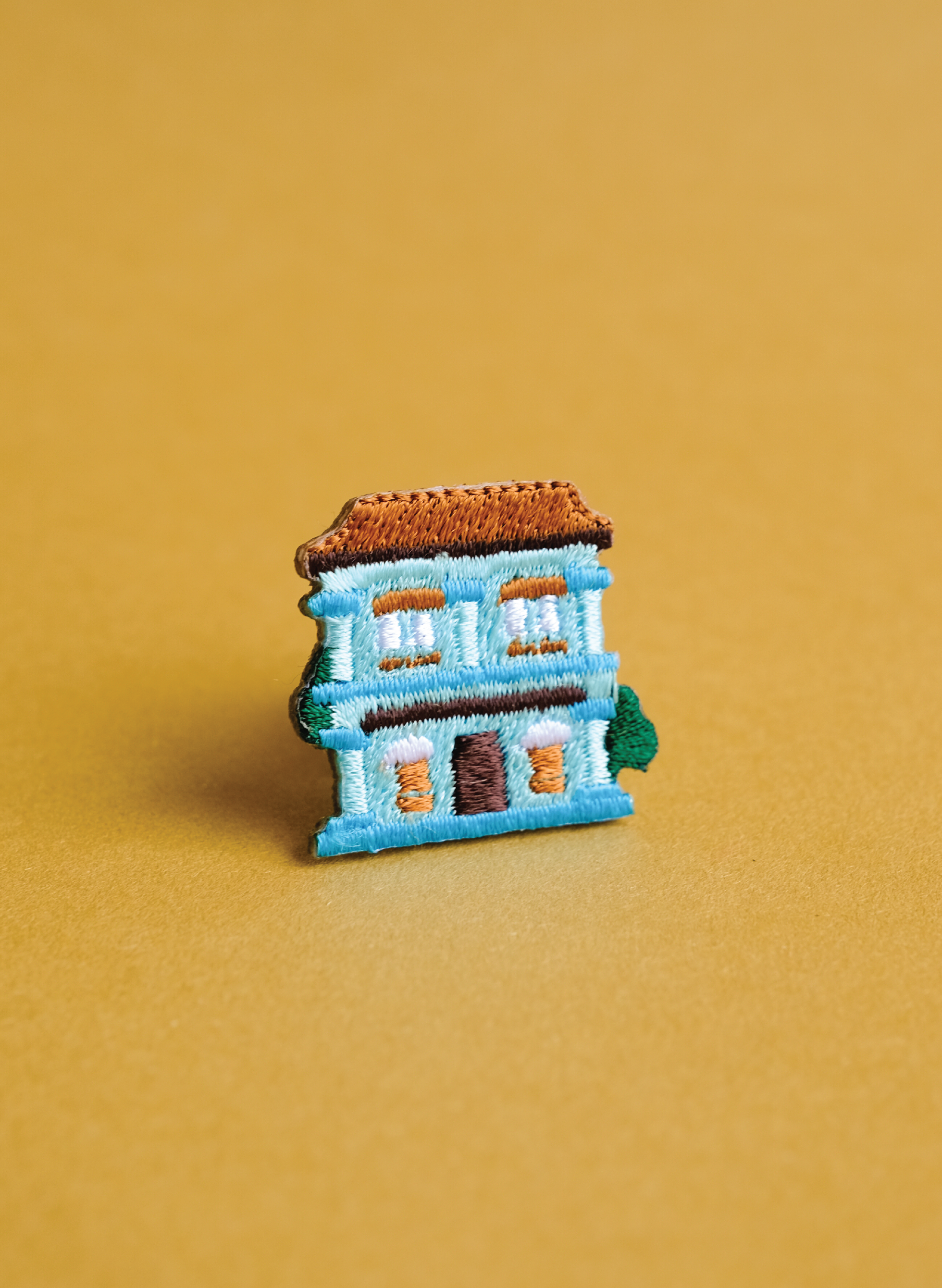 Heritage Building Embroidered Pin