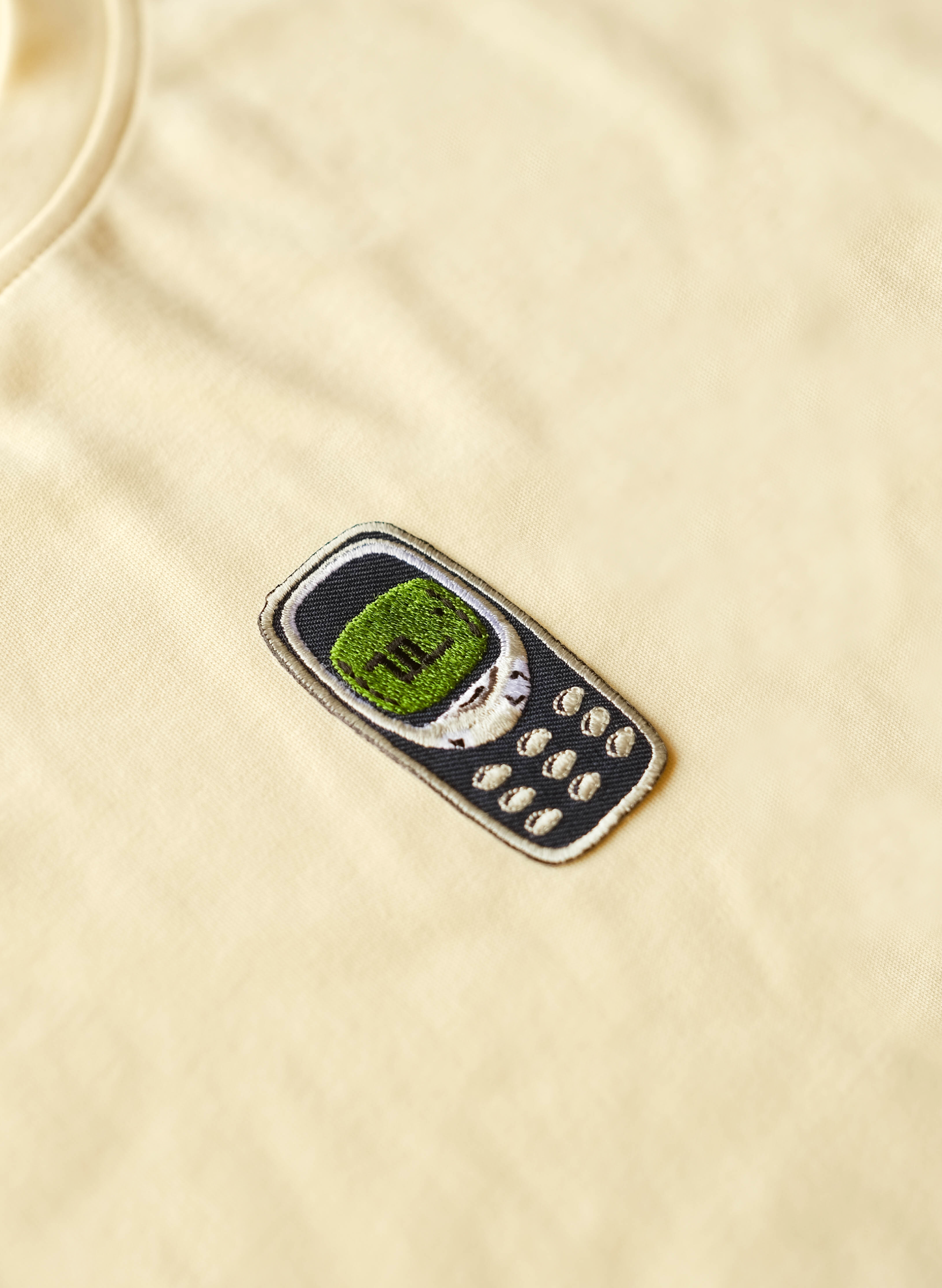 Nokia Embroidery Tee (BEIGE)