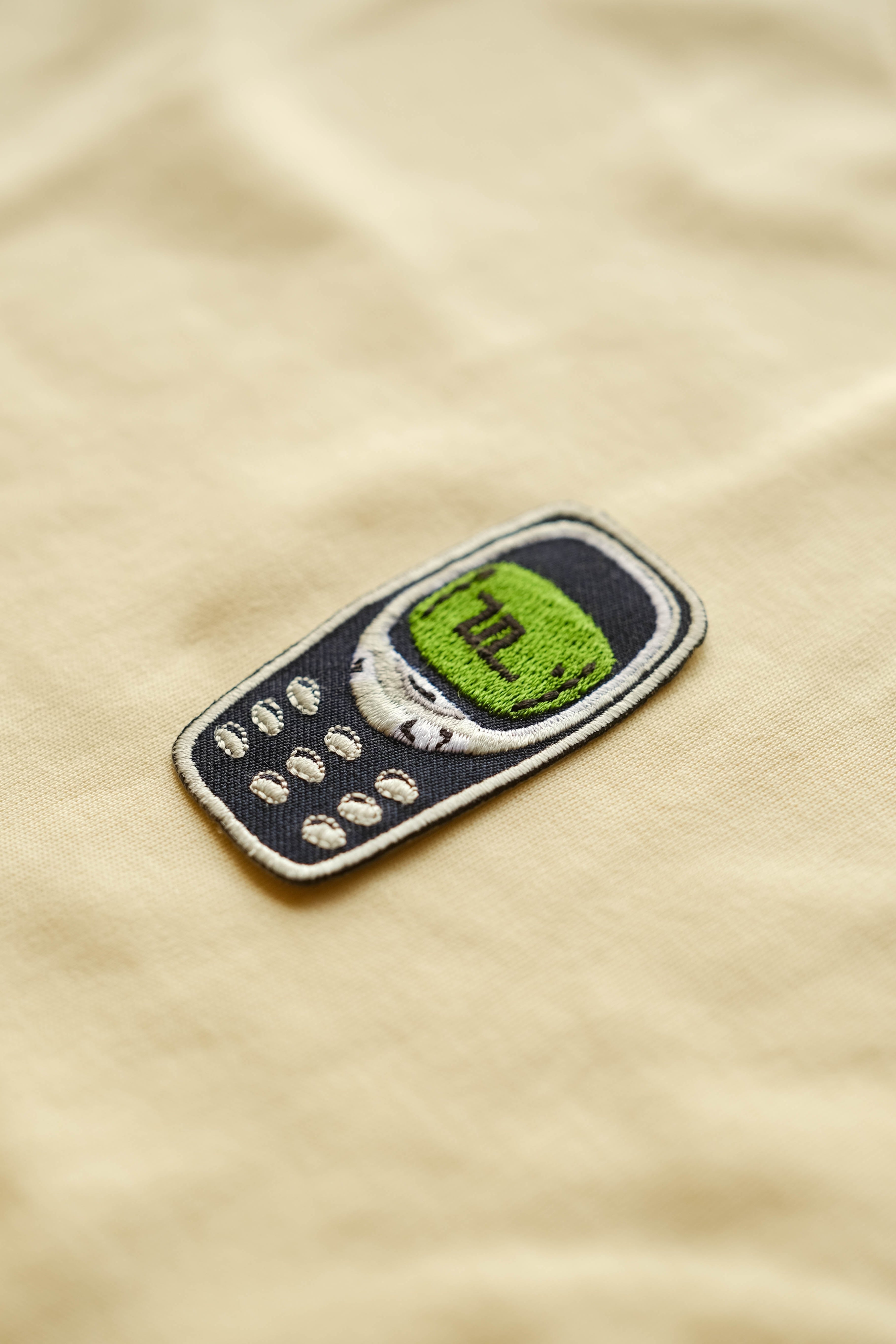 Nokia Embroidery Tee (BEIGE)