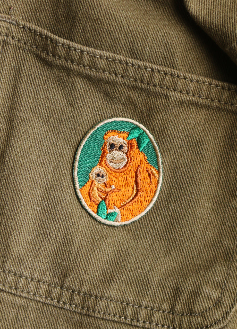 Orang Utan Iron on Patch