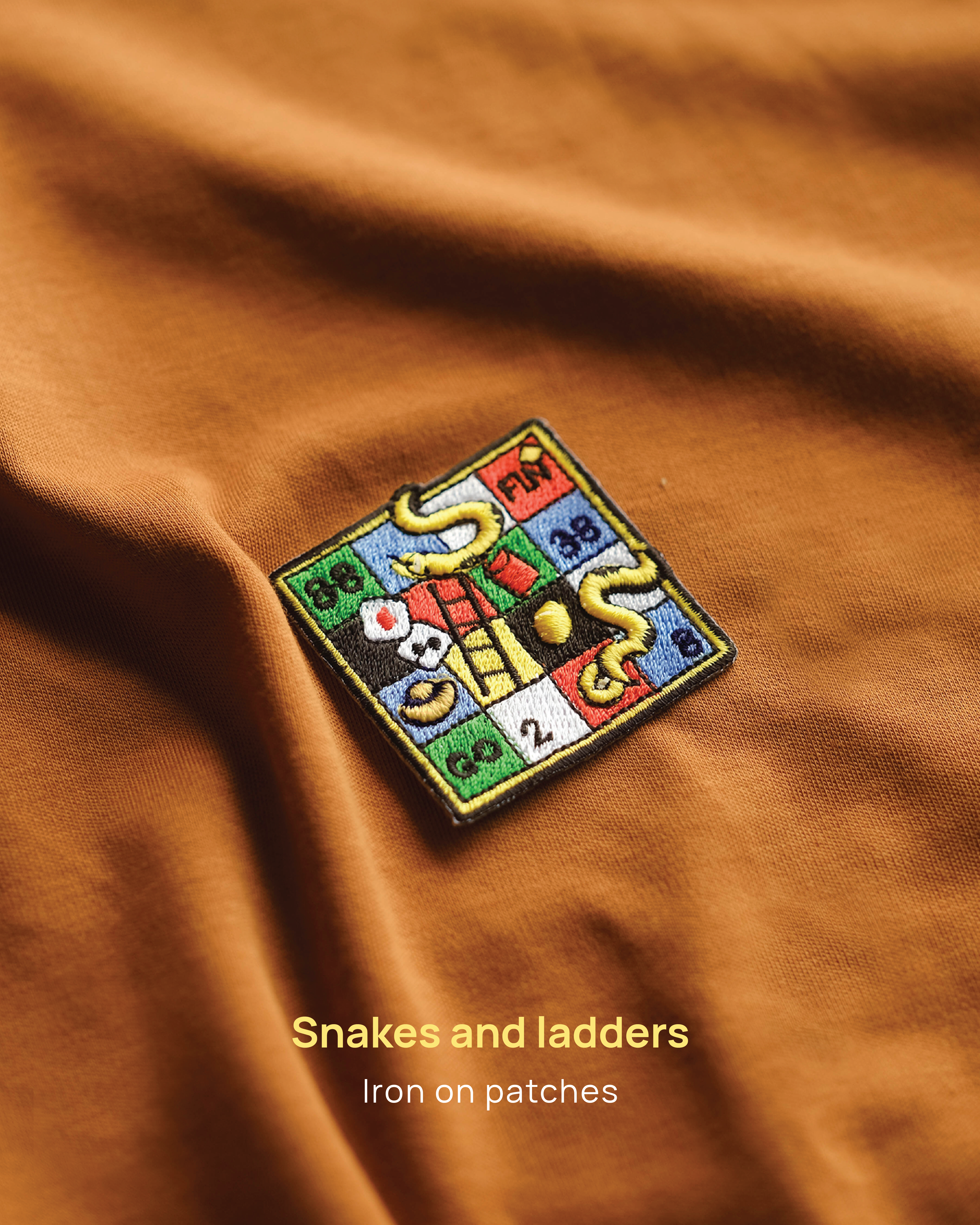 Snakes & Ladders Iron On Patch