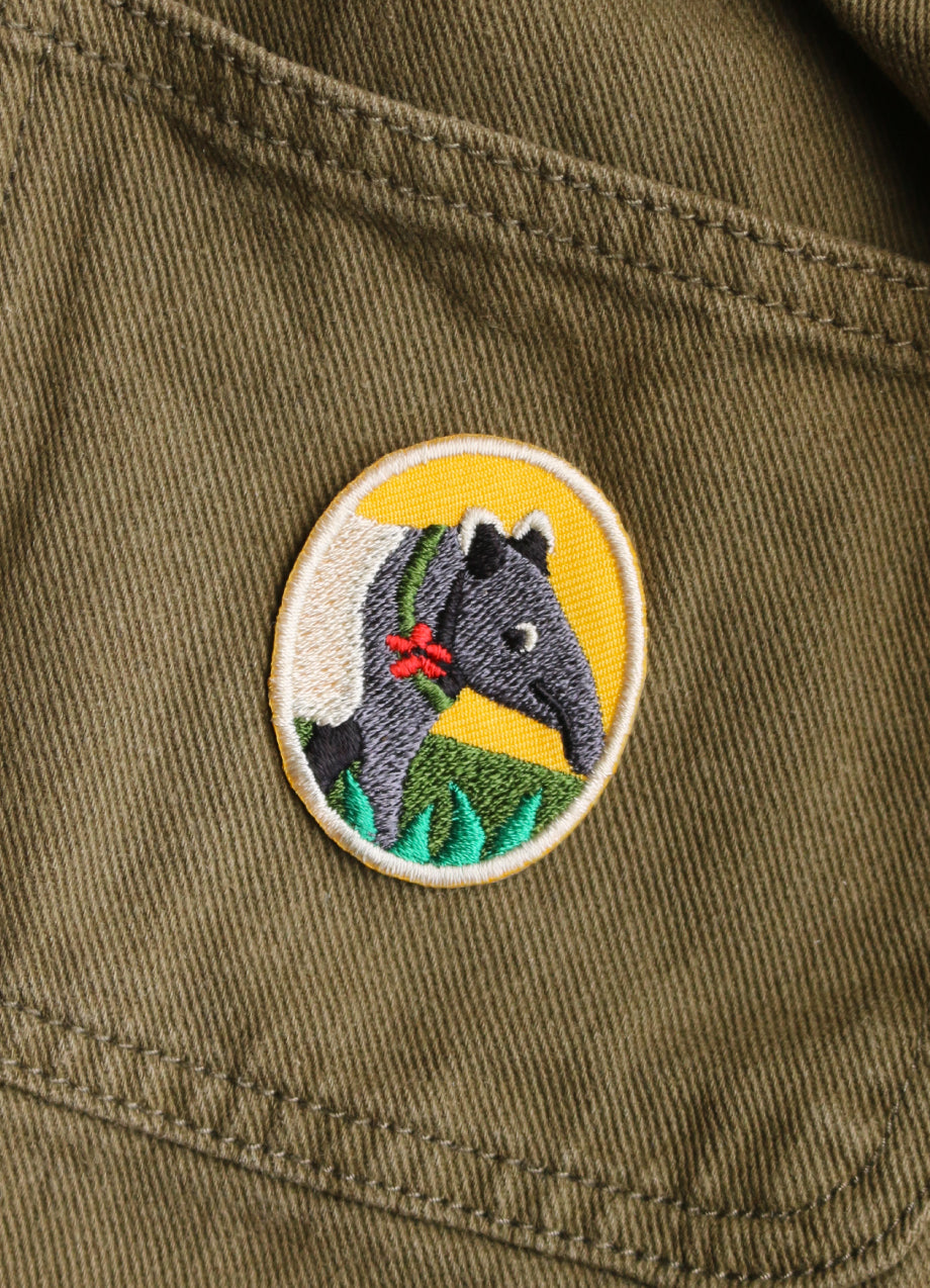 Malayan Tapir Iron on Patch