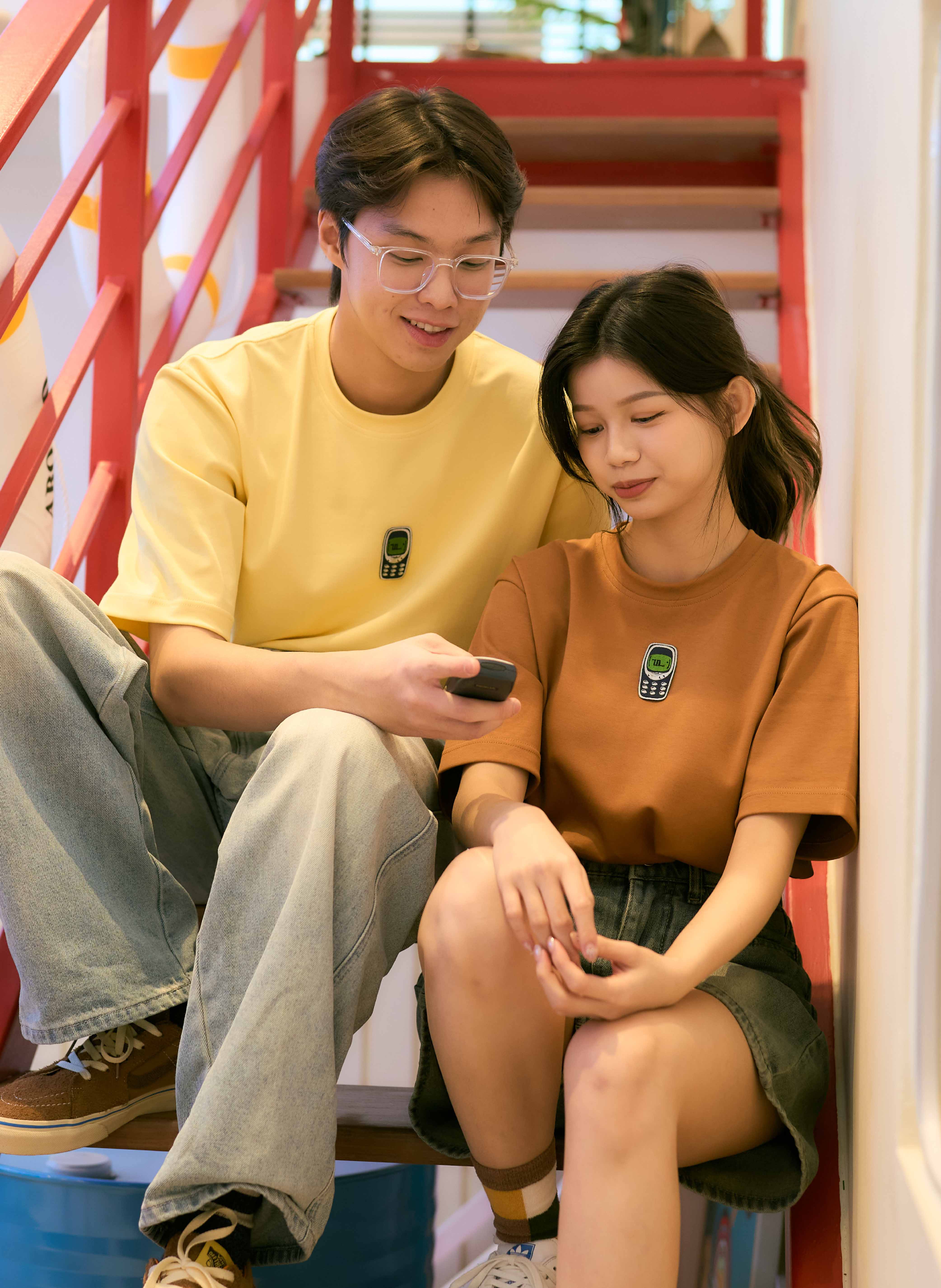 Nokia Embroidery Graphic Tee