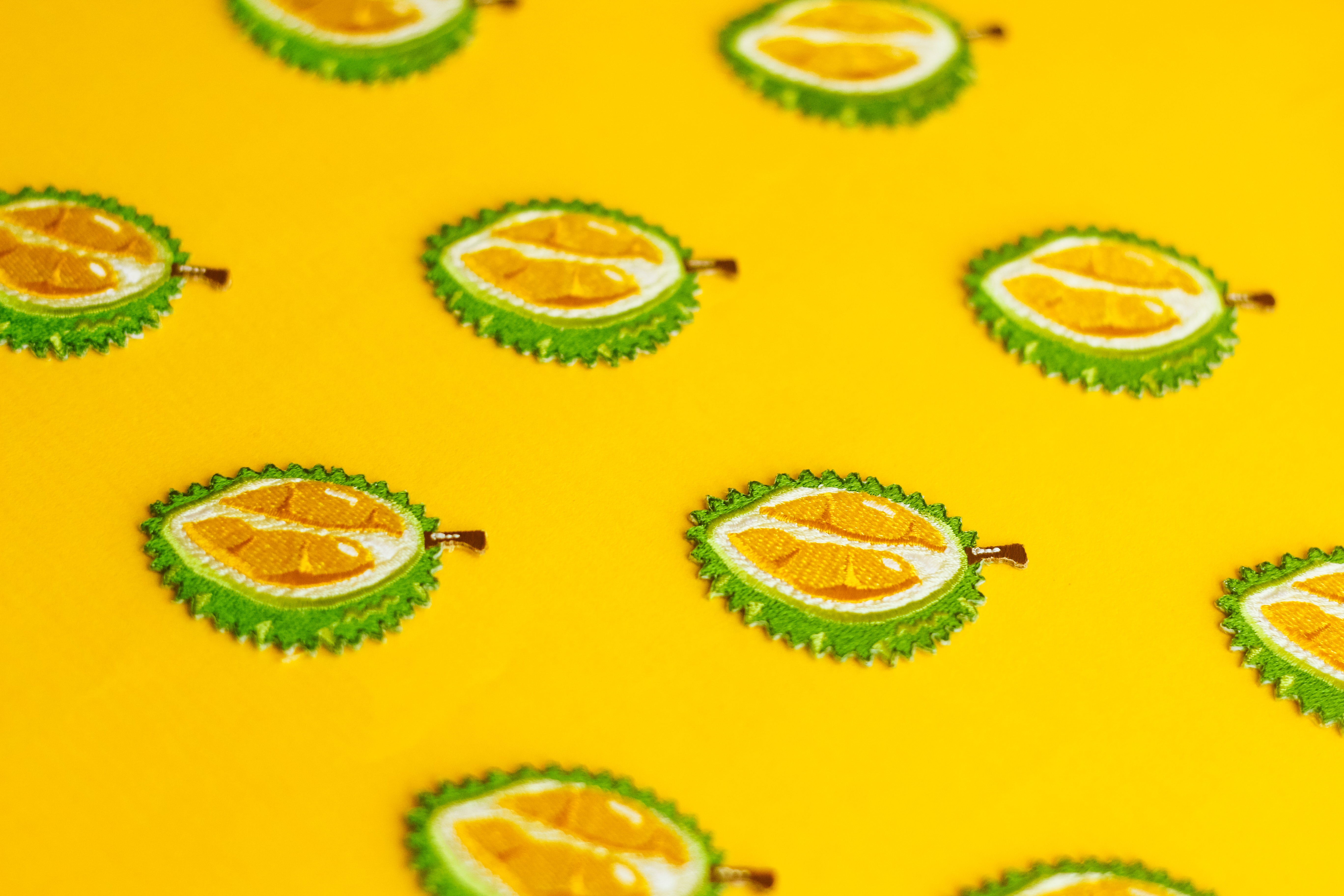 Durian Iron On Patch