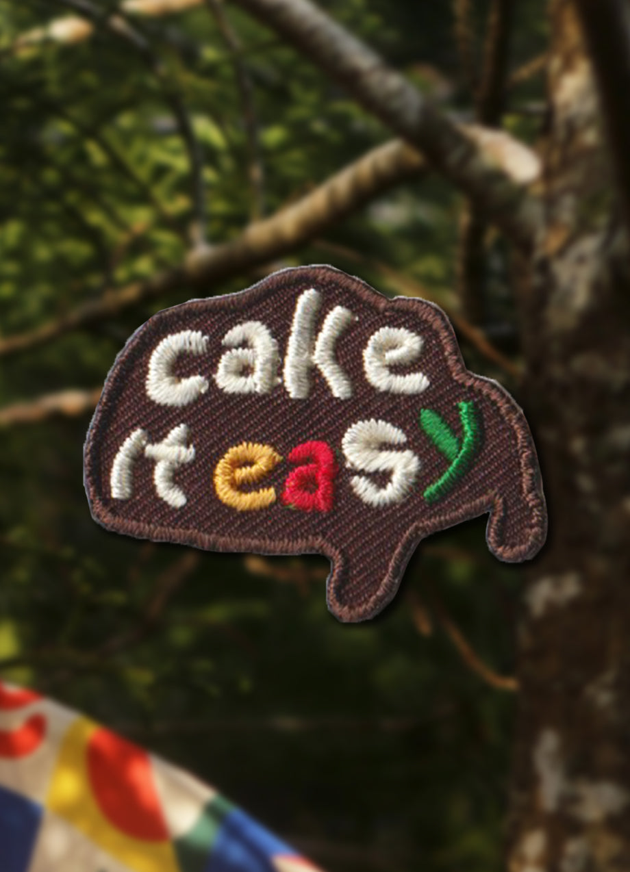 Cake It Easy Iron on Patch