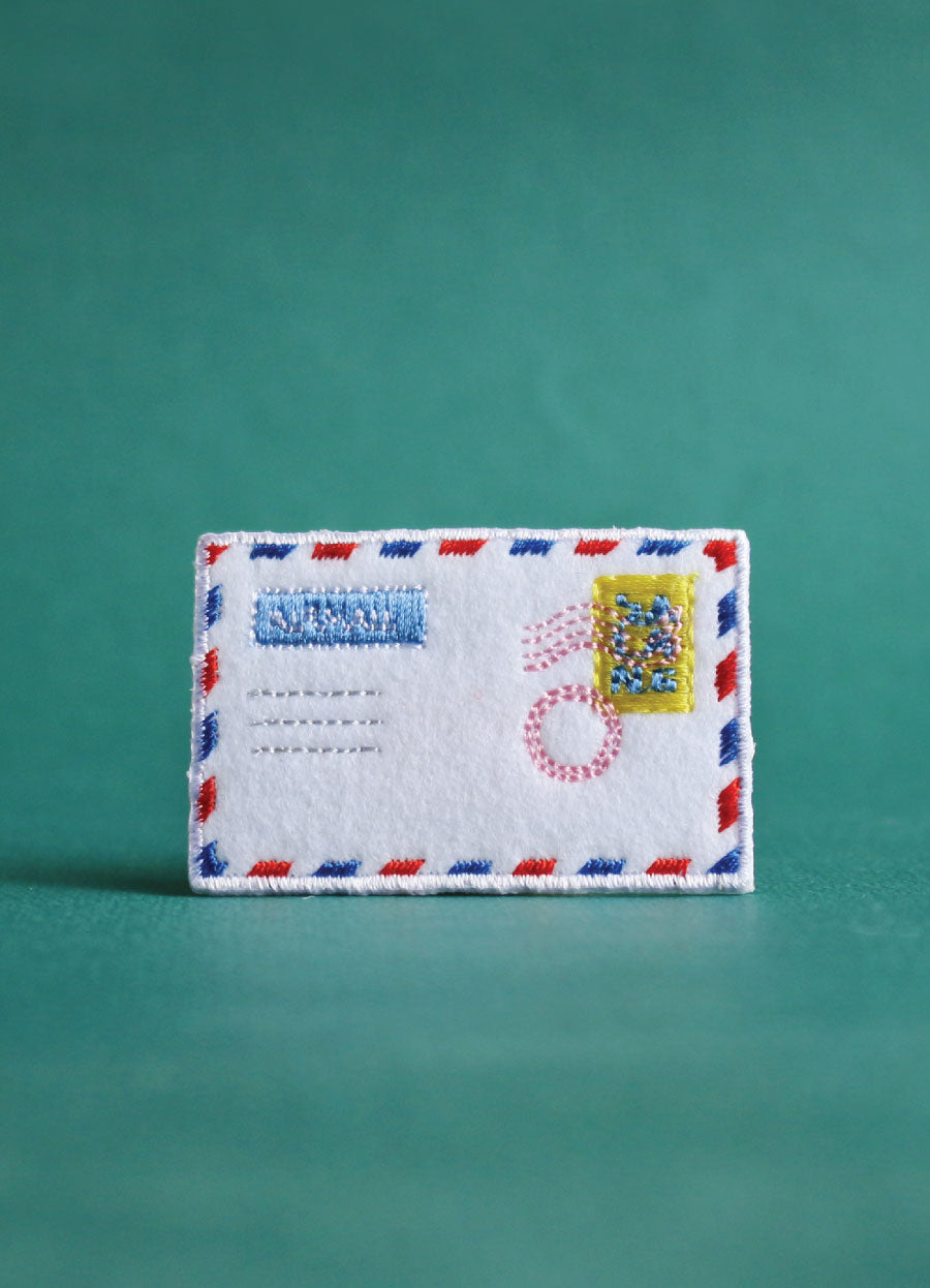 Envelope Iron On Patch