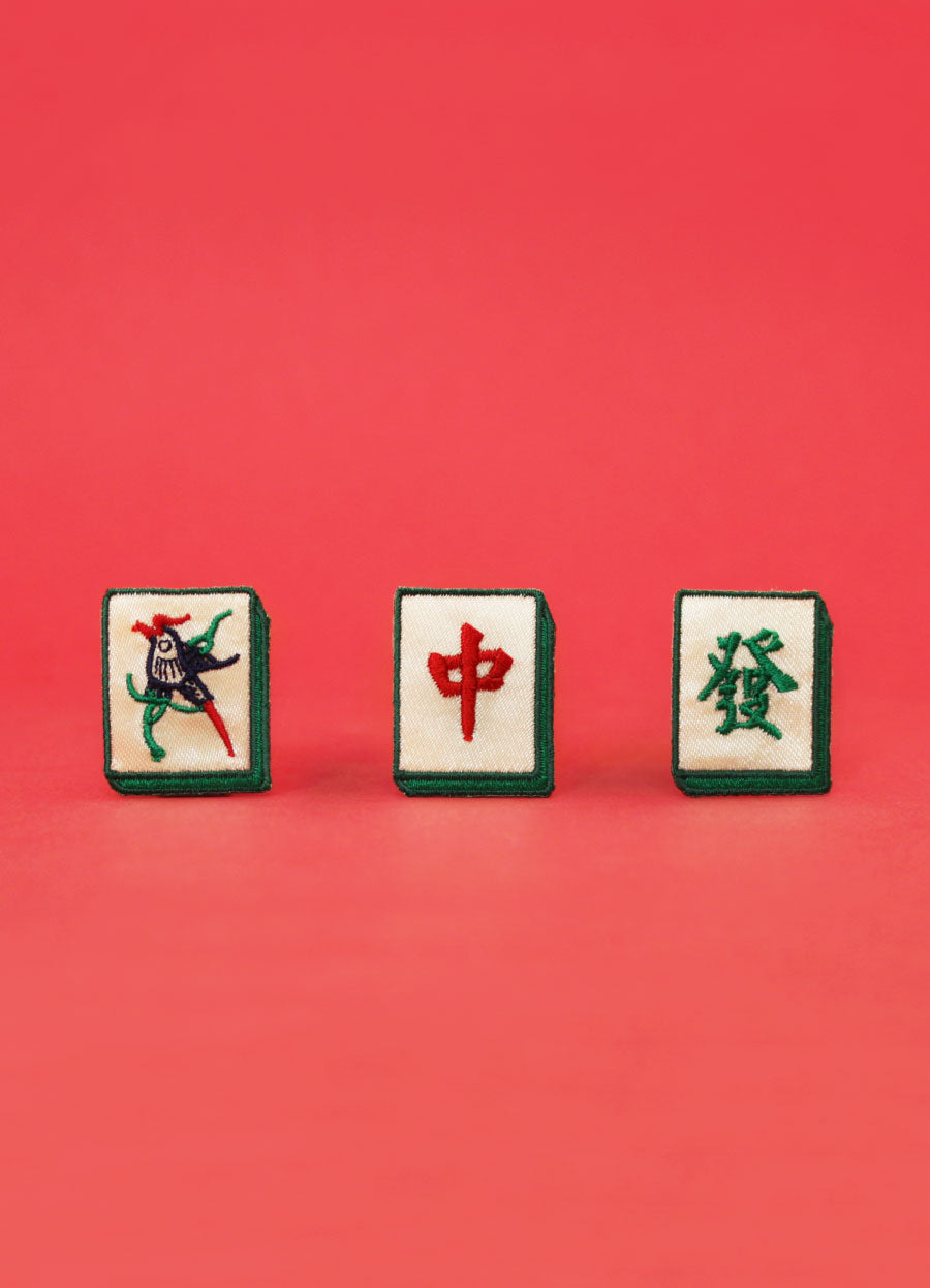 Mahjong Set Iron on Patch