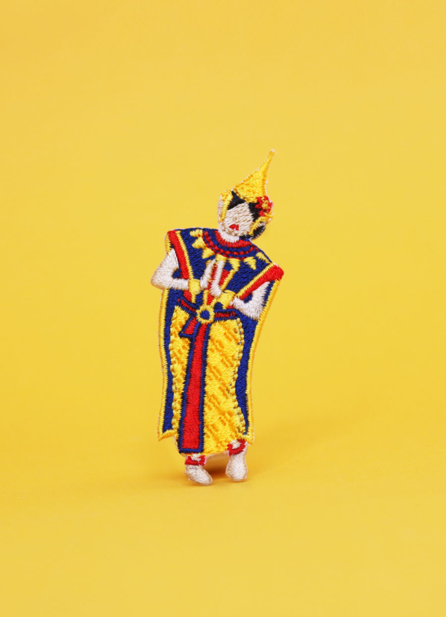 Thai Dance Iron On Patch