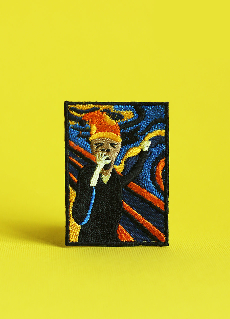 The Yawn Iron on Patch