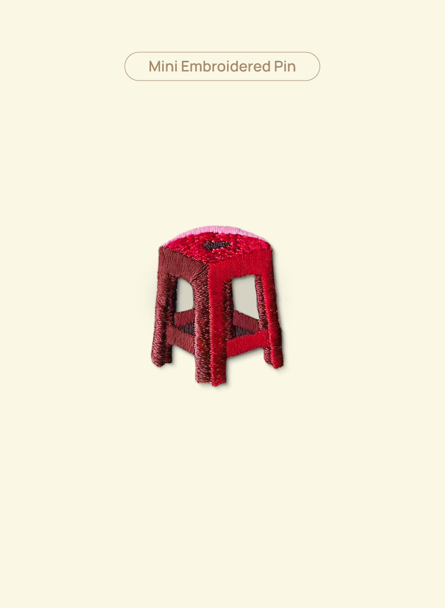Plastic Stool Embroidery Pin