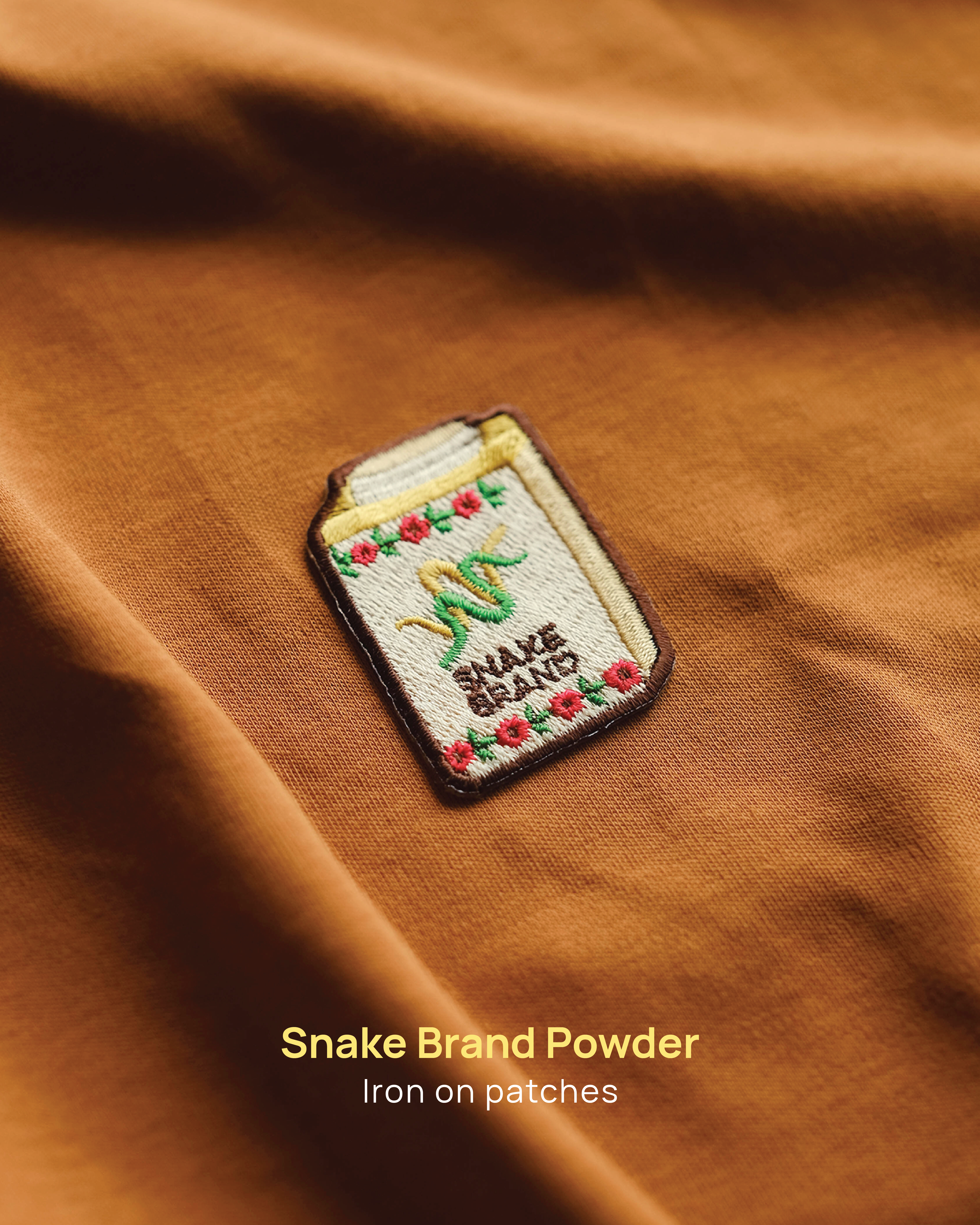 Snake Brand Powder Iron On Patch