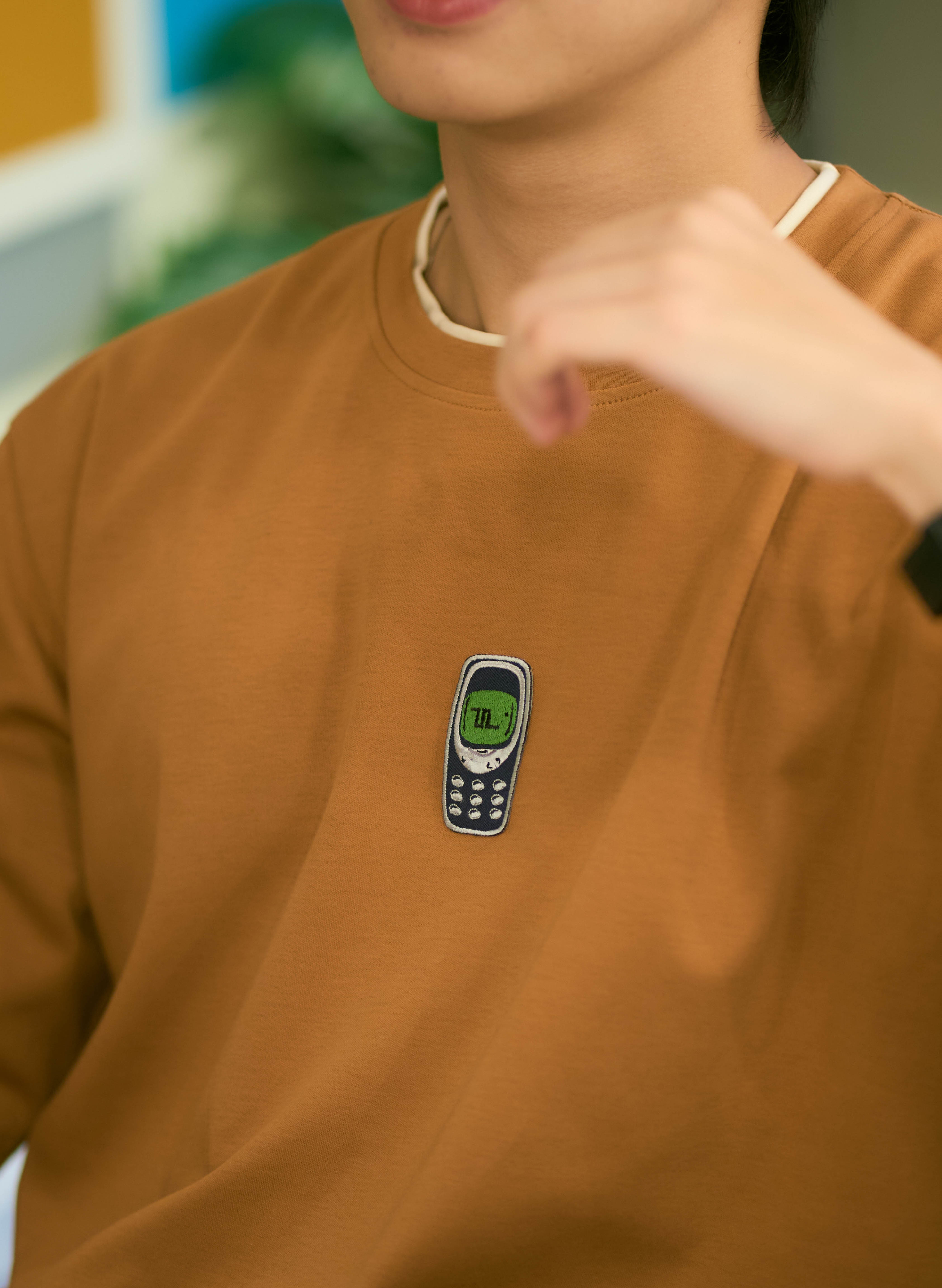 Nokia Embroidery Graphic Tee