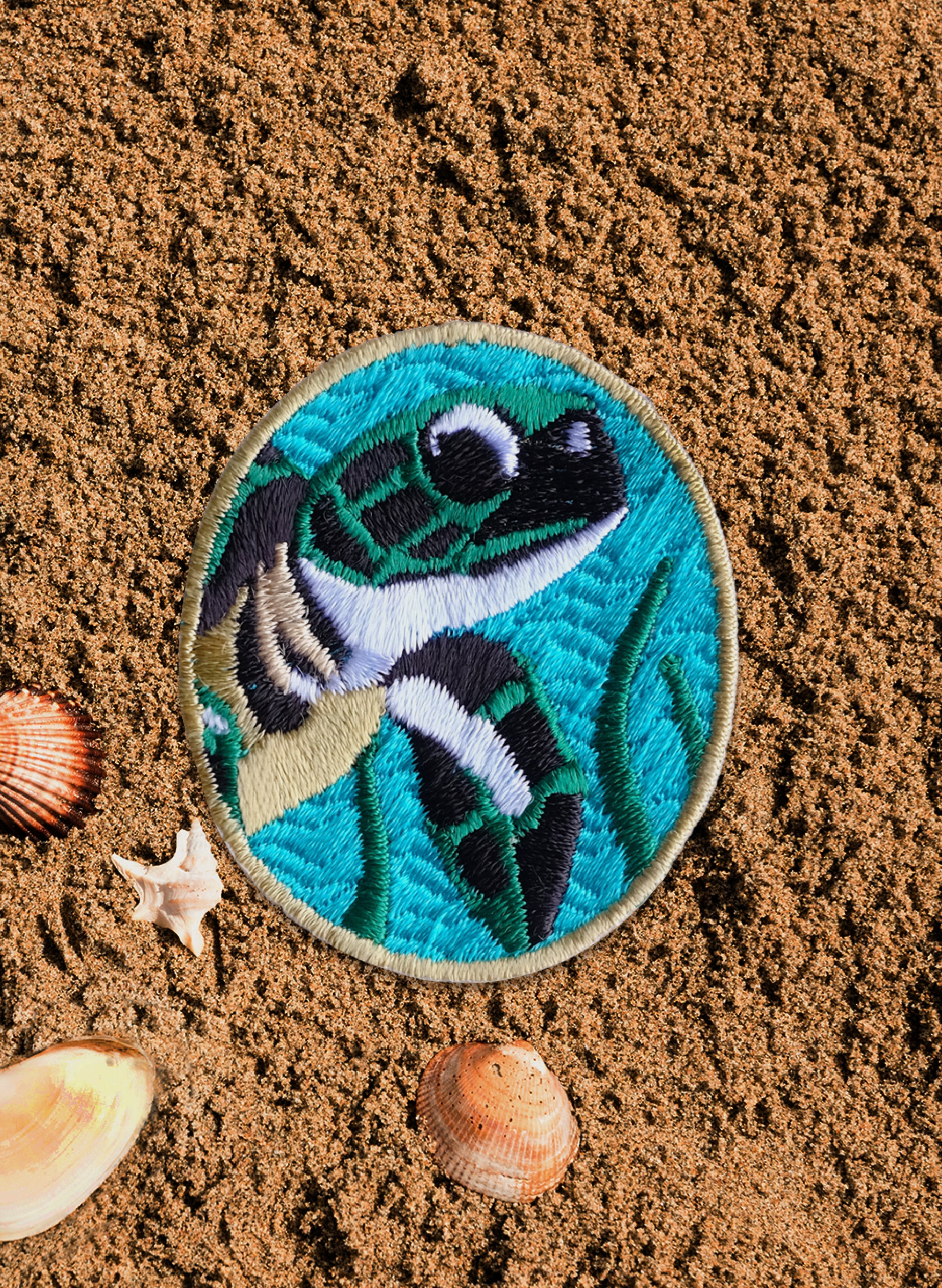 Sea Turtle Iron on Patch