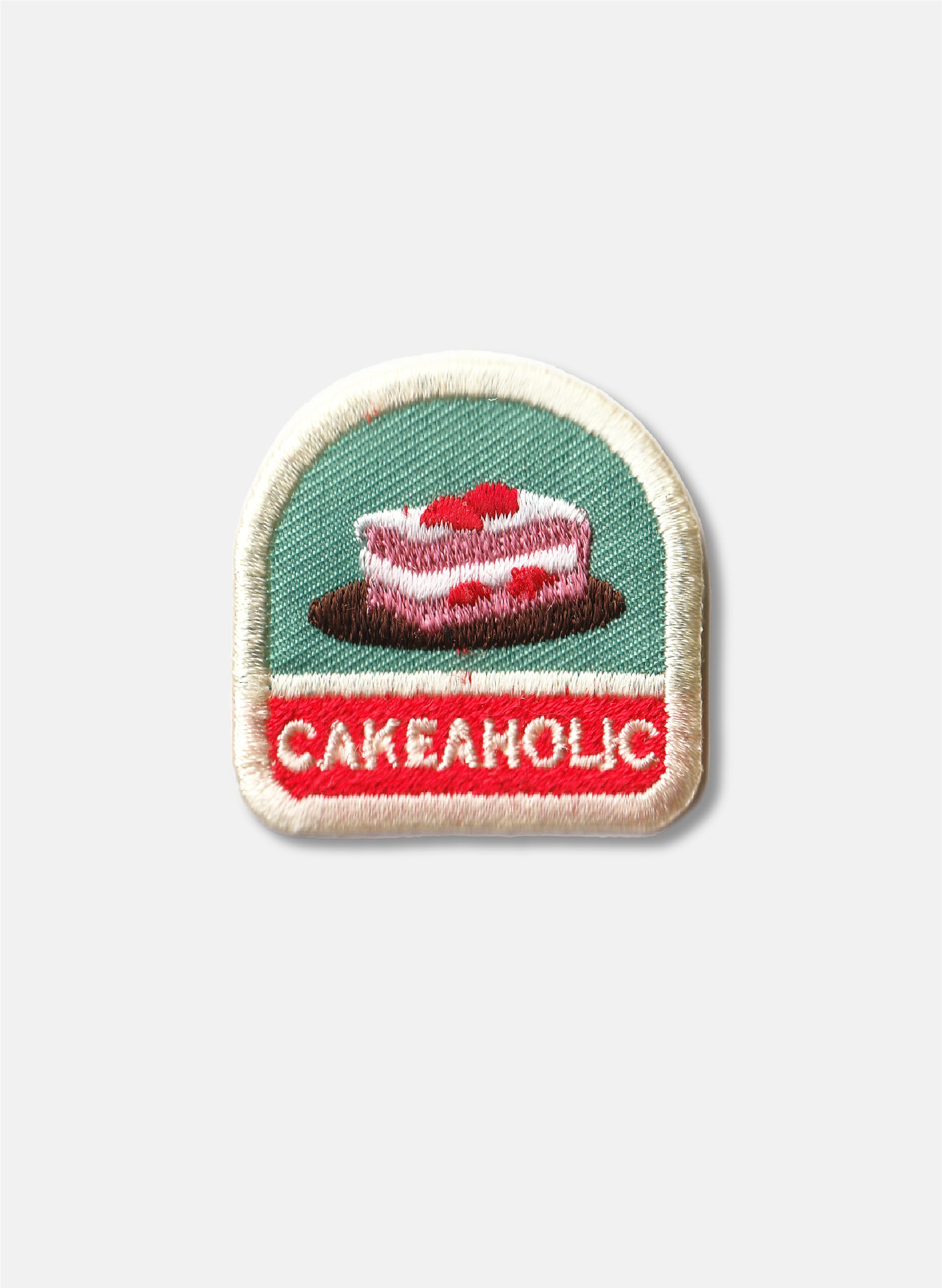 Cakeaholic Iron on Patch