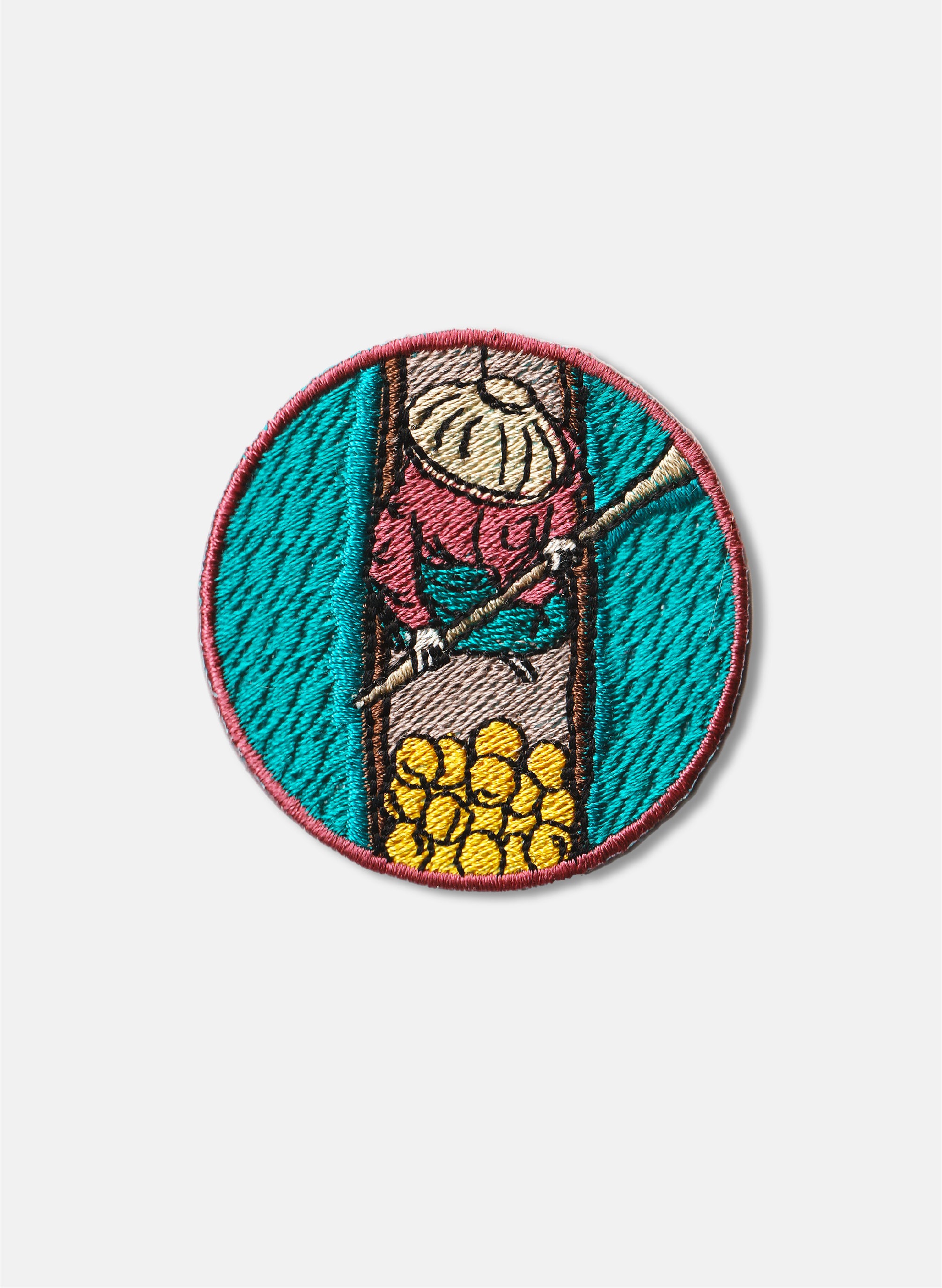 Floating Boat Iron On Patch
