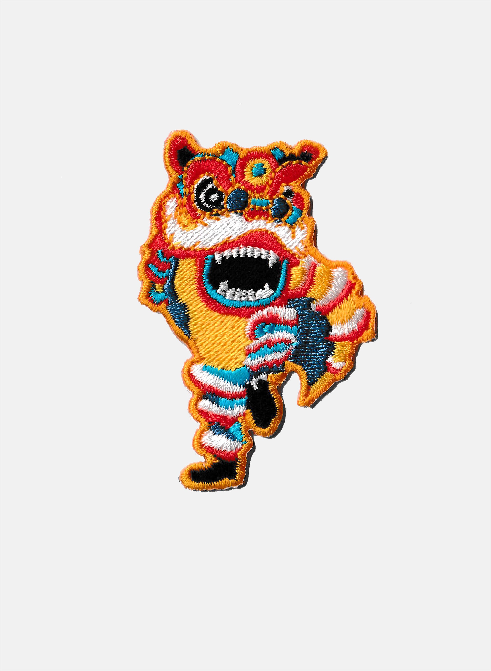 Lion Dance Iron on Patch