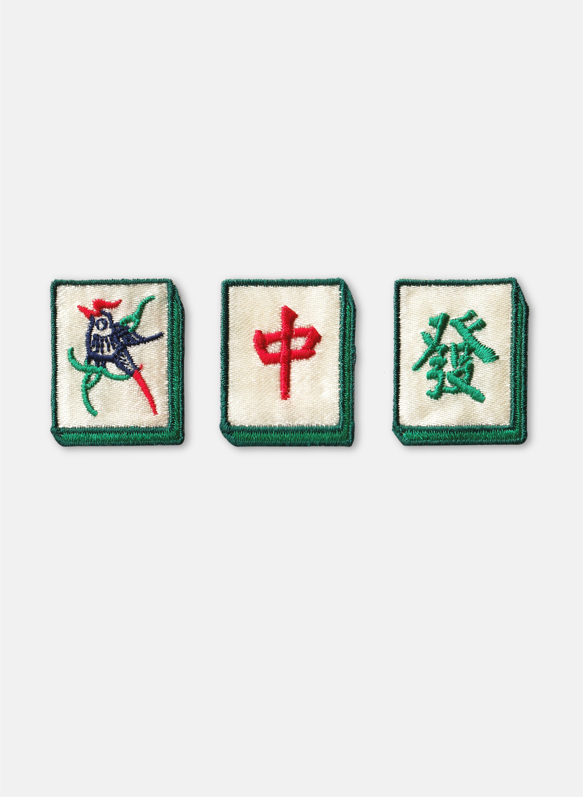 Mahjong Set Iron on Patch
