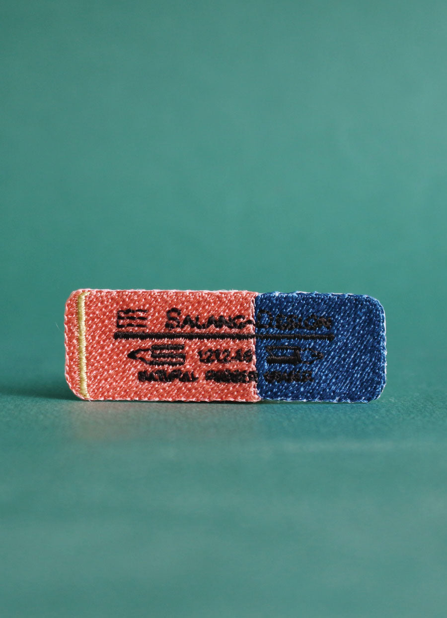 Eraser Iron On Patch
